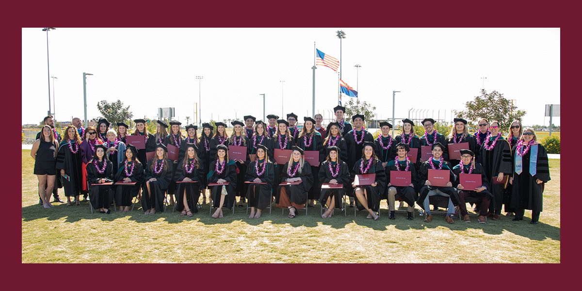AZ DPT Students Celebrate Hooding in AZ, October 2023