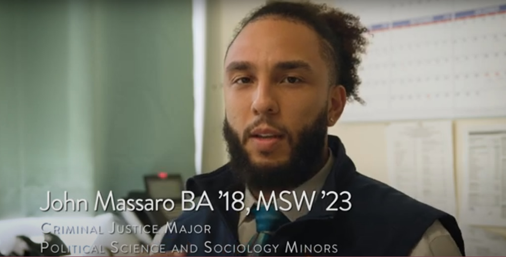 John Massaro BA '18, MSW'23