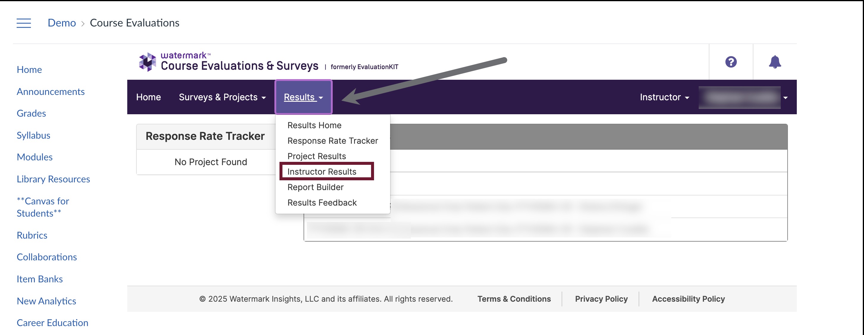 accessing previous results