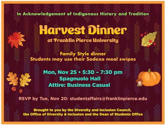 Harvest Dinner