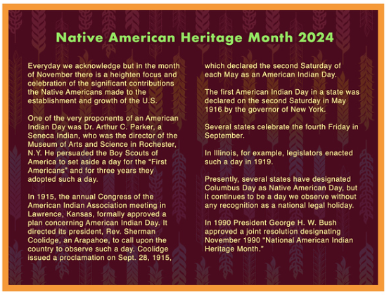 Native American History Month